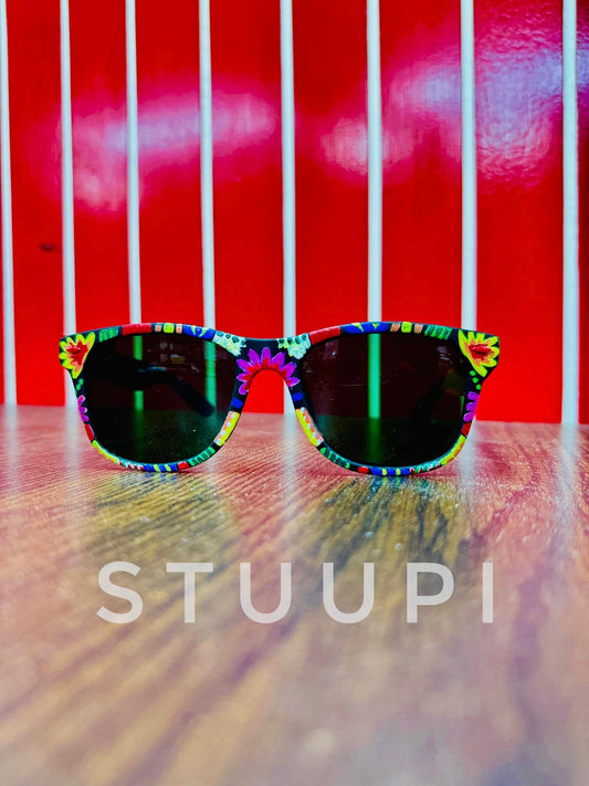 Hand-Painted Rickshaw Art Sunglasses