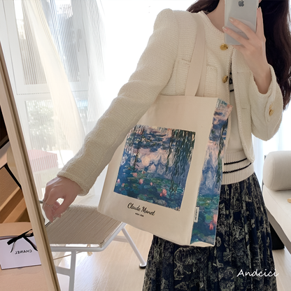 Claude Monet Collection Water Lilies Premium Tote Bag
