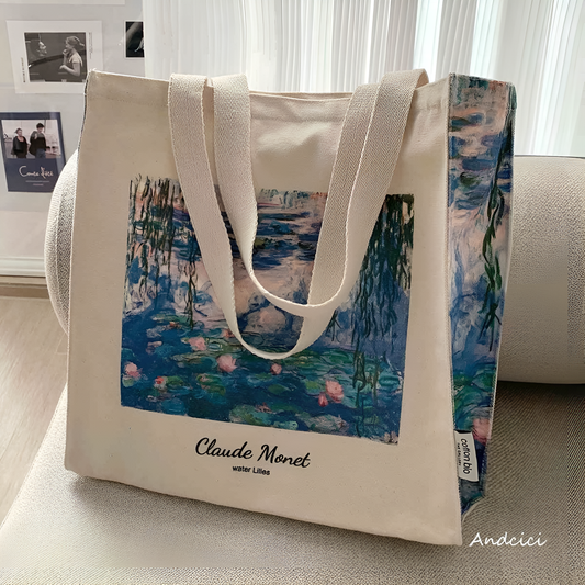 Claude Monet Collection Water Lilies Premium Tote Bag