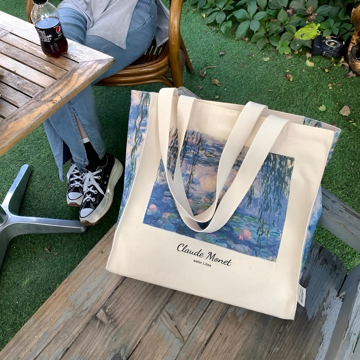 Claude Monet Collection Water Lilies Premium Tote Bag